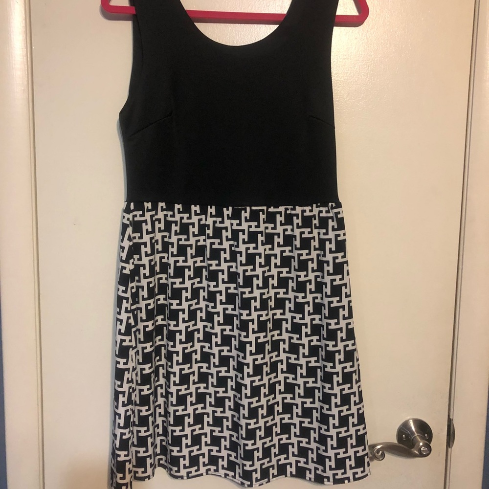 Black and White Dress